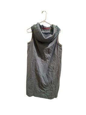 Sleeveless Gray Cowl Neck Dress by LA Designer, Ryan Roberts